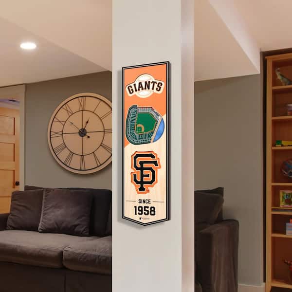 YouTheFan MLB St. Louis Cardinals 6 in. x 19 in. 3D Stadium Banner