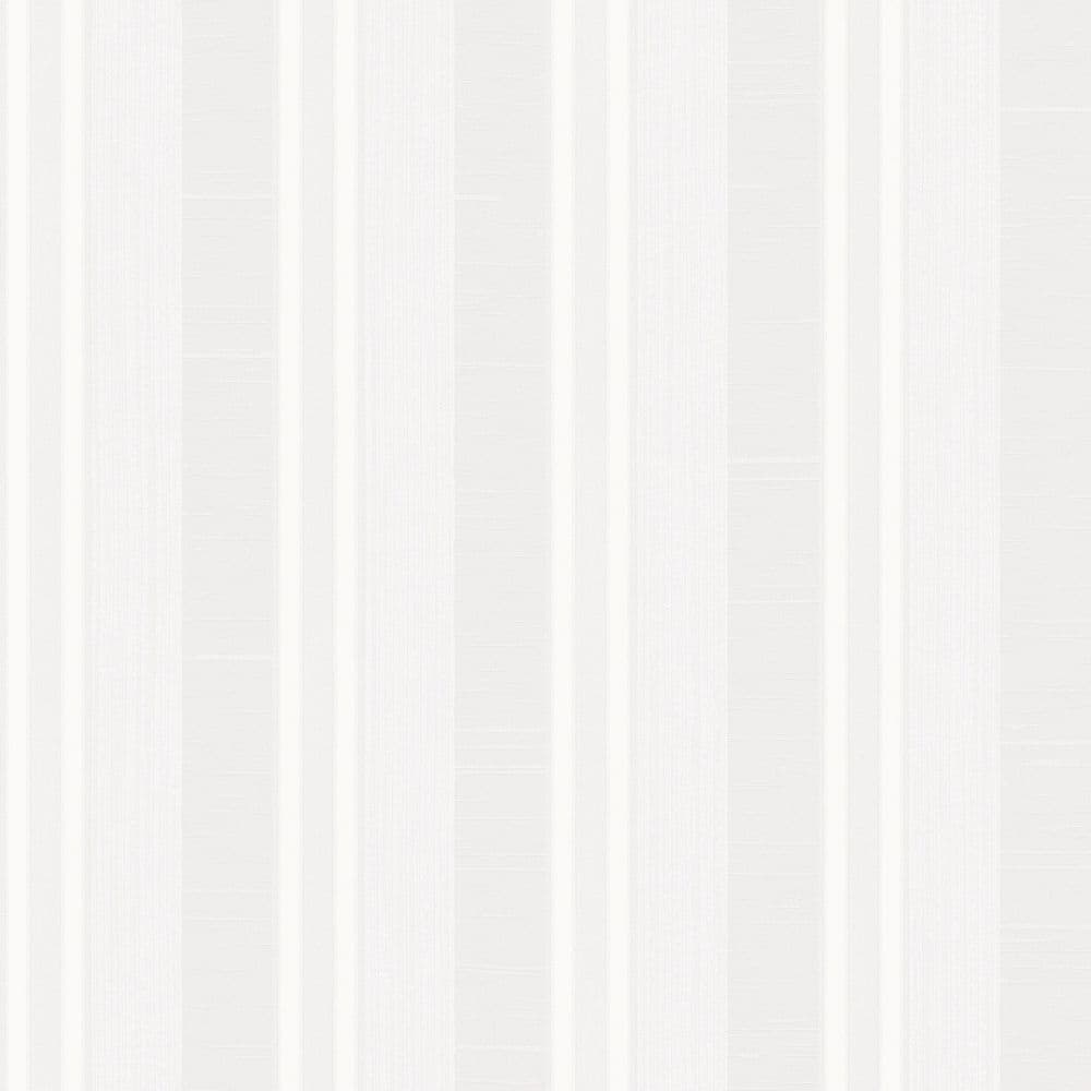 Palazzo 2 Collection White Silk Stripe Vinyl on Non-Woven Non-Pasted Wallpa