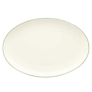 Colorwave Apple 16 in. (Green) Stoneware Oval Platter