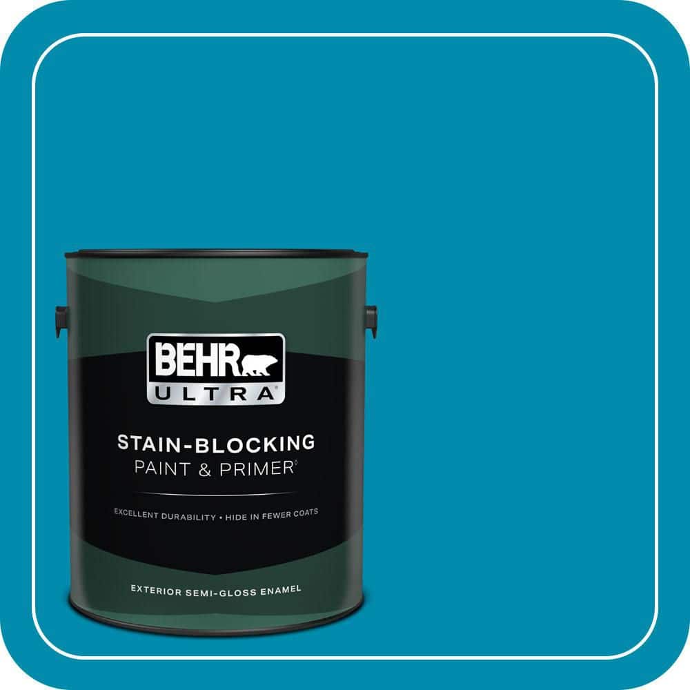 1 gal. #530B-7 Riviera Paradise Semi-Gloss Enamel Exterior Paint & Primer price history on PriceWatchPro