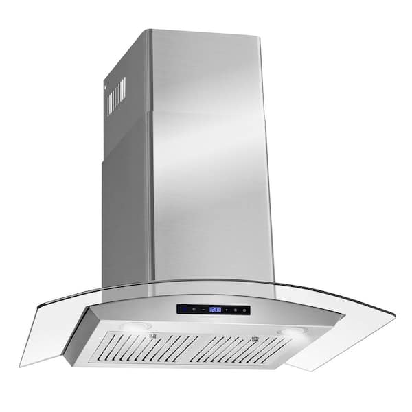 30 in. Vista Collection 380 CFM Ducted Wall Mount Range Hood, Touch Controls, LED Lights, Stainless Steel