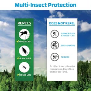 Outdoor Multi-Insect Repeller Refill Kit with 60-Hour Coverage and Deet Free