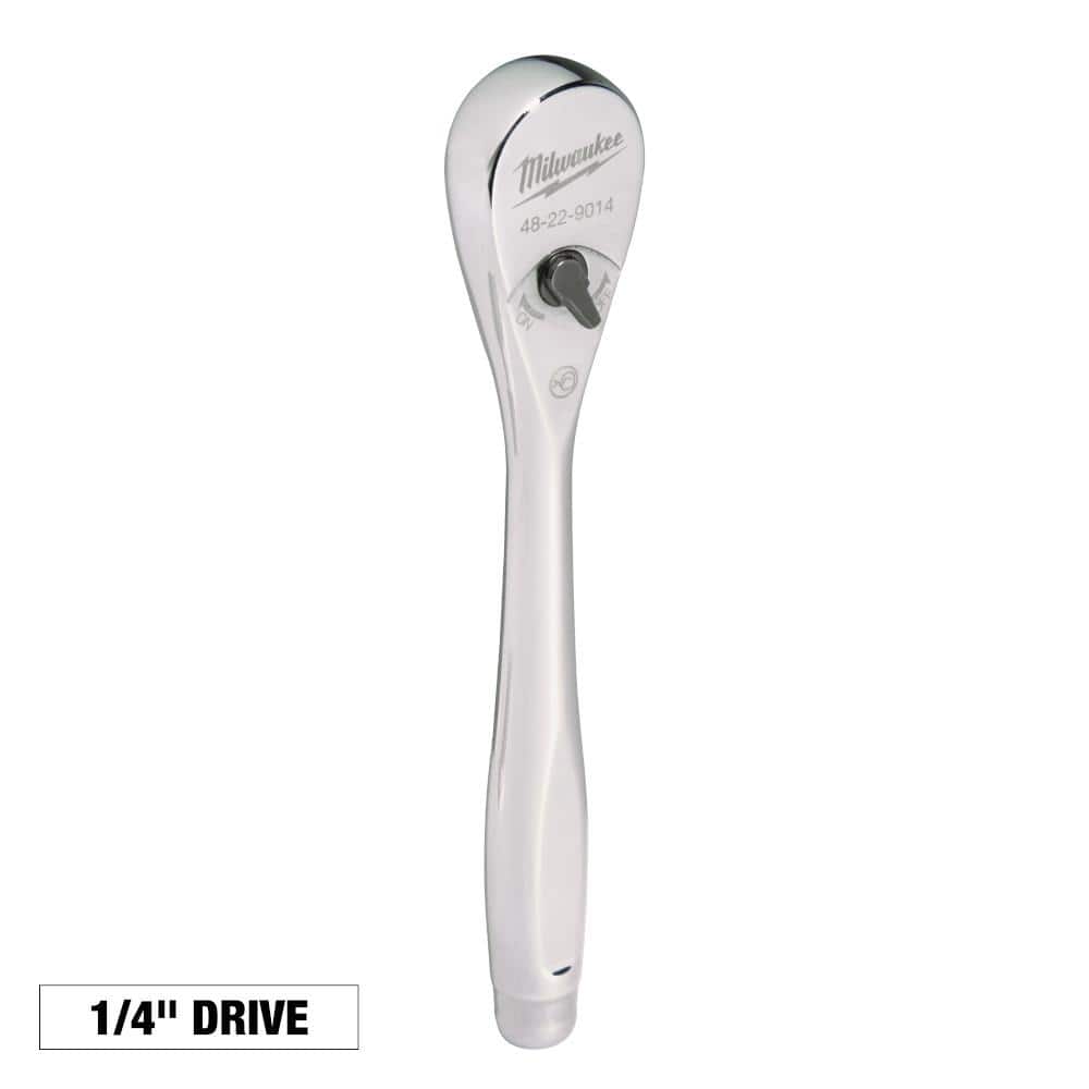 Milwaukee 1/4 in. Drive Ratchet 48-22-9014 The Home Depot