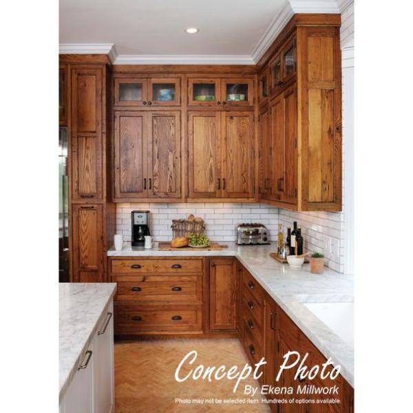 Ekena Millwork MLD171004 2 3/8 in. x 2 1/8 in. x 94-1/2 in. Cherry Acanthus Leaf Carved Wood Moulding