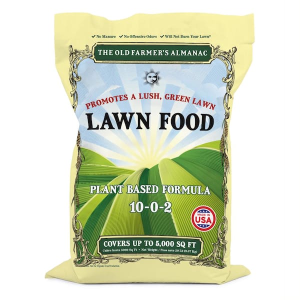 Purely Organic Products Old Farmer's Almanac 20 lbs. 5,000 sq. ft. Lawn Food Fertilizer