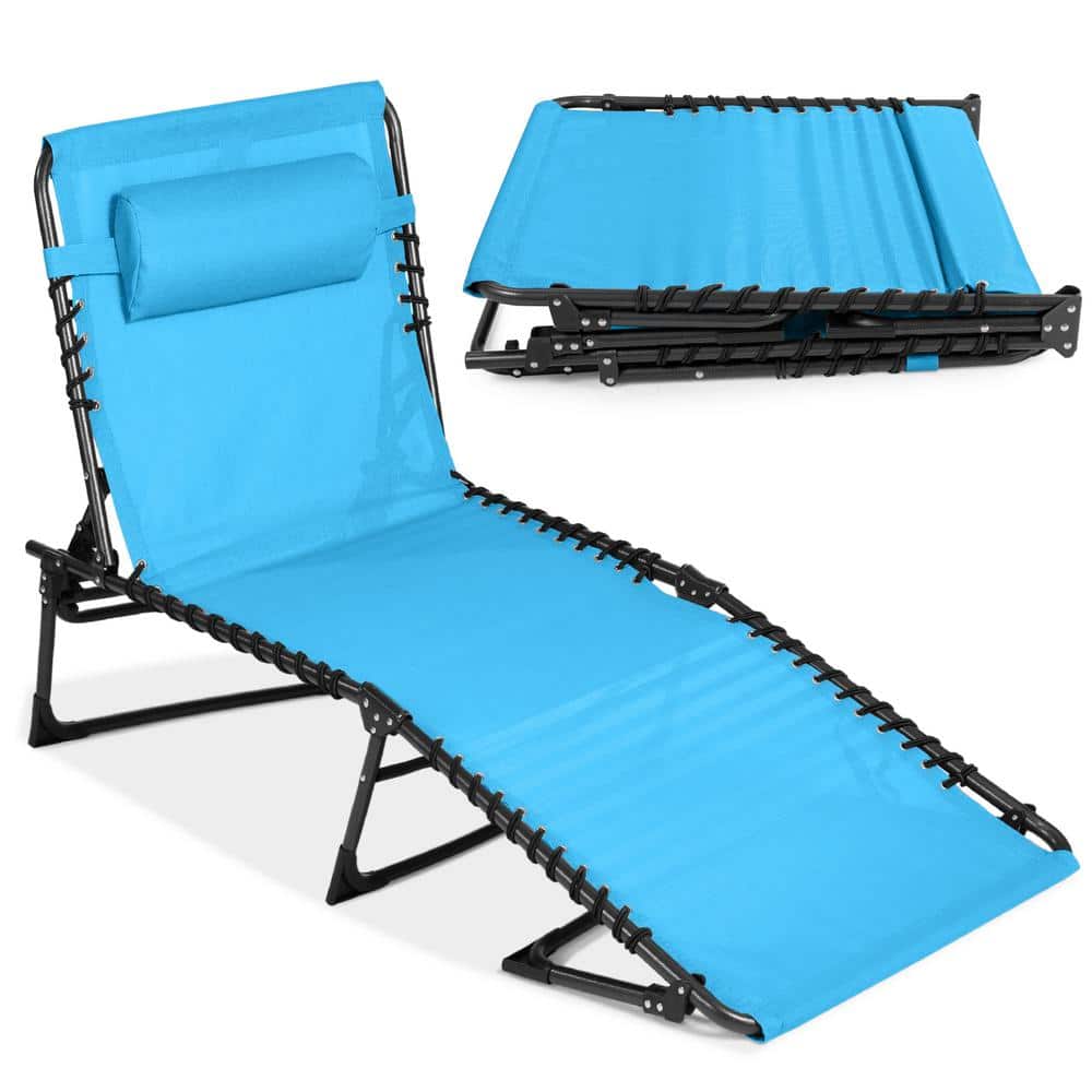 Best Choice Products Outdoor Chaise Lounge Chair, Portable Adjustable