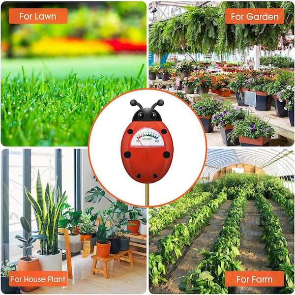1 Soil Moisture Meter, Plant Moisture Meter Humidity Sensor Plant Water  Monitor For Potted Plants, Garden, Farm, Lawn (no Batteries Required)