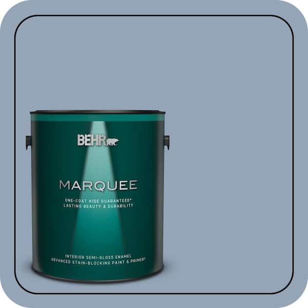 BEHR MARQUEE 1 gal. #580F-4 River Valley Semi-Gloss Enamel Interior Paint & Primer