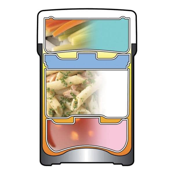 Ultra Black Stainless Steel Insulated Bento Lunch Jar Set