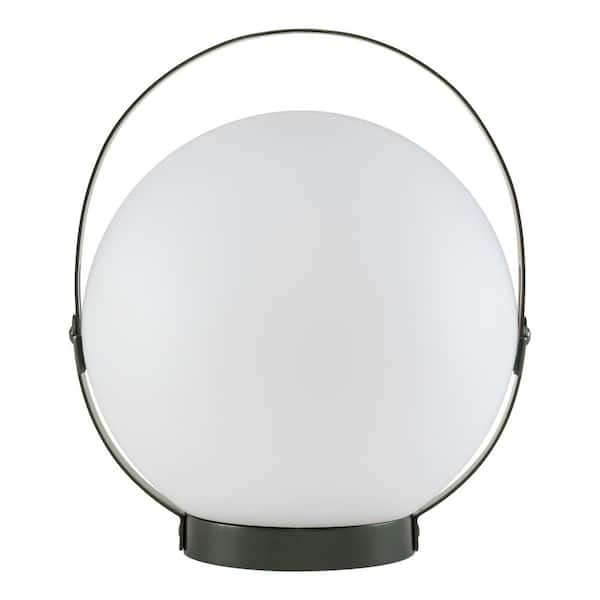 ALLSOP 9.4 in. Moonrise Table Lamp/Lantern - Evergreen