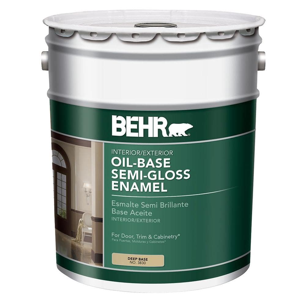 5 Gallon Deep Base Tintable Semi-Gloss Exterior Paint