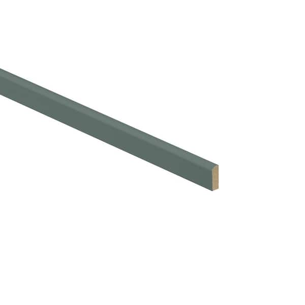 Home Decorators Collection Washington Franklin Hargrove 96 in. W x 0.25 in. D x 0.75 in. Verdant Green H in Scribe Molding