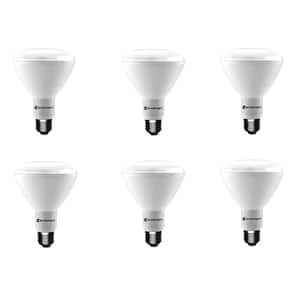 65-Watt Equivalent BR30 Dimmable Energy Star LED Light Bulb Bright White (6-Pack)