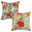 Greendale Home Fashions Breeze Floral Lumbar Outdoor Throw Pillow (2 ...