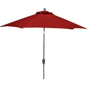Traditions 11 ft. Table Umbrella in Red