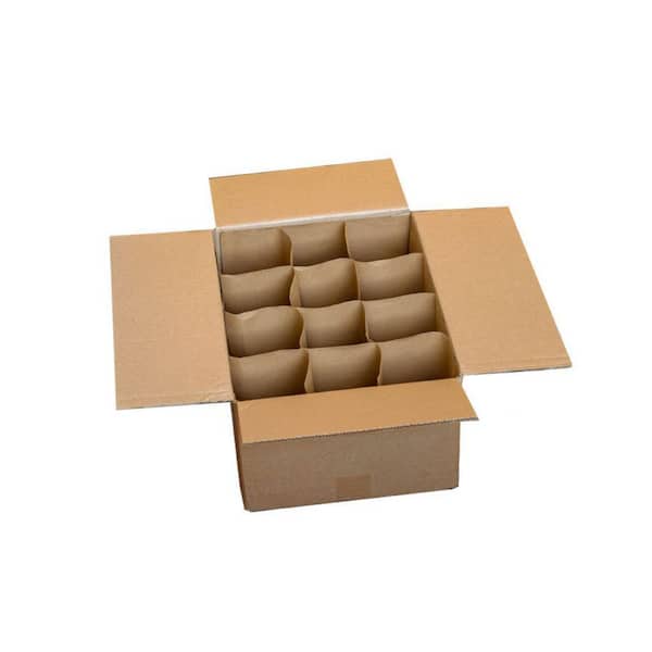 Pratt Retail Specialties 15" x 11" x 7" Glass Packing Box (10 Pack)