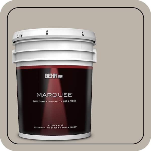 BEHR MARQUEE 5 gal. #MQ2-55 Park Avenue Flat Exterior Paint & Primer