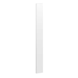 Richmond Verona White Plywood Shaker Assembled Kitchen Cabinet Filler Strip 3 in W x 0.75 in D x 30 in H