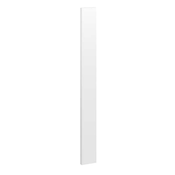 MILL'S PRIDE Richmond Verona White Plywood Shaker Assembled Kitchen Cabinet Filler Strip 3 in W x 0.75 in D x 30 in H