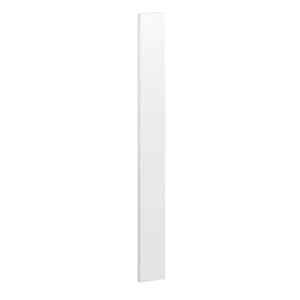 Arlington Vesper White Plywood Shaker Assembled Kitchen Cabinet Filler Strip 3 in W x 0.75 in D x 84 in H