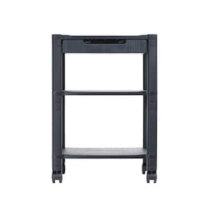 Classify 3- Shelf Mobile Printer Cart in Black