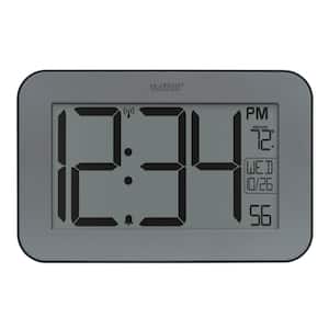 Large Time Digital Atomic Clock with 4 in. Digits