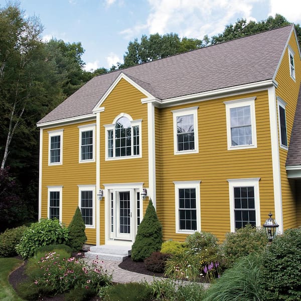 mustard yellow house paint