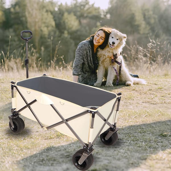 Tunearary 300 lbs. Capacity 4.5 cu. ft. Folding Fabric Utility