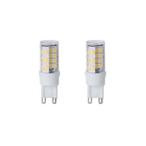 40 - Watt Equivalent Warm White Light T6 (G9) Bi-Pin, Dimmable Clear LED Light Bulb 2700K (2-Pack)