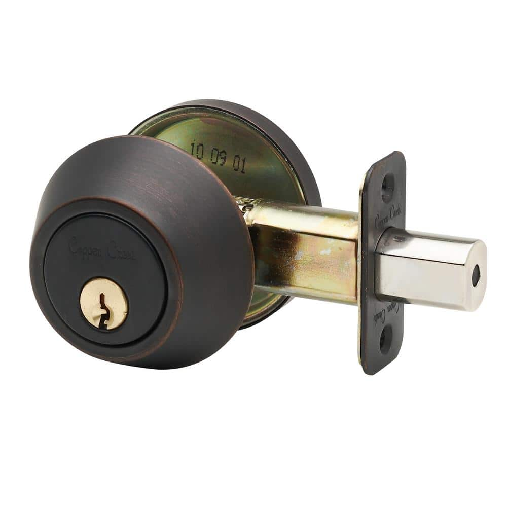 Copper Creek Single Cylinder Tuscan Bronze Deadbolt