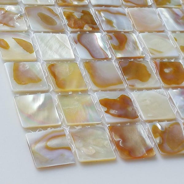 Art3d Amber Mix 12 in. x 12 in. Peel and Stick Wall Tile Backsplash (10-Pack) Art3d Amber Mix 12 in. x 12 in. Peel and Stick Wall Tile Backsplash (10-Pack)