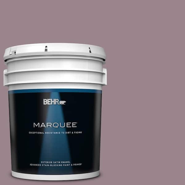 BEHR MARQUEE 5 gal. Home Decorators Collection #HDC-CL-05 Orchard Plum Satin Enamel Exterior Paint & Primer