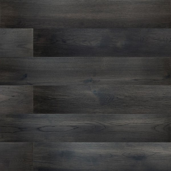A&A Surfaces Woodridge Tulane Hickory in. T x 6.5 in. W Waterproof Wire Brushed Engineered Hardwood Flooring (21.7 sqft/case)