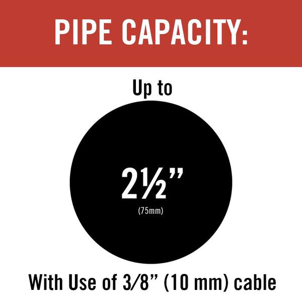 RIDGID K-45AF-5 Drain Cleaning Autofeed Snake Auger Machine with C-1 5/16  in. x 25 ft. Inner Core Cable 35473 - The Home Depot