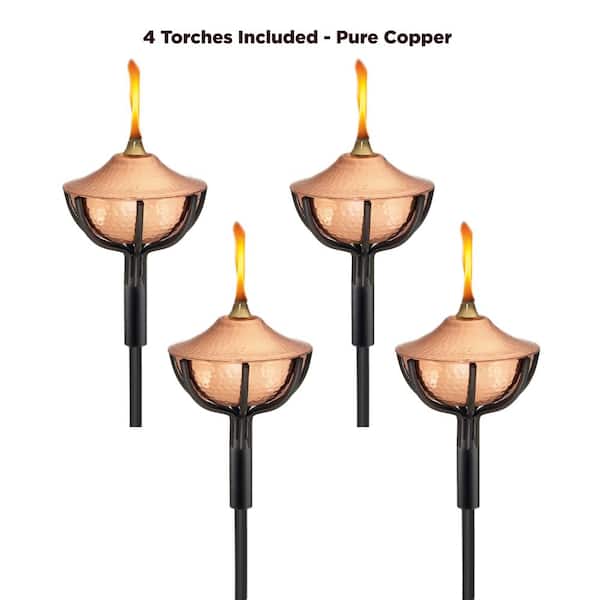 Good Directions 8 oz. Medium Polished Copper Torch (4-Pack)