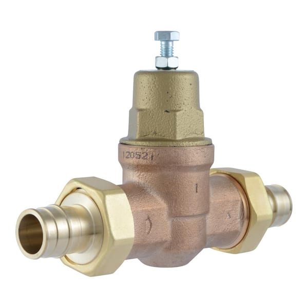 Cash Acme 1 in. EB45 Double Union PEX-A Expansion Bronze Pressure Regulating Valve