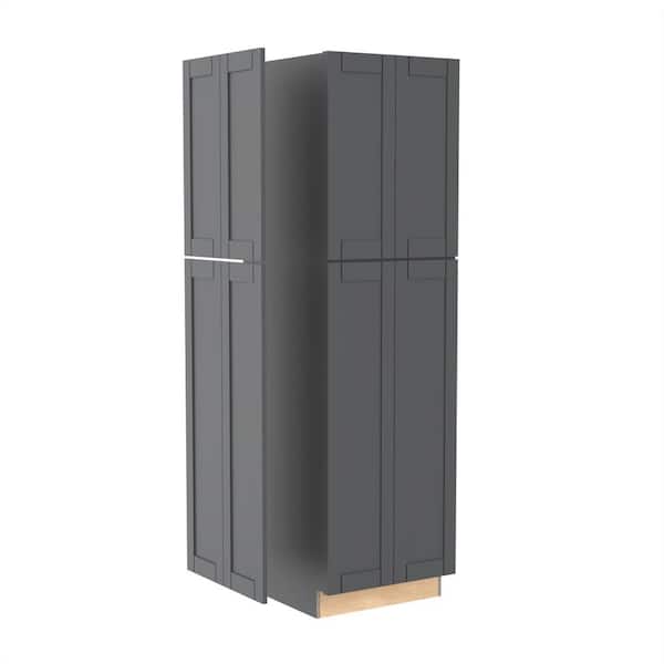 Home Decorators Collection Washington 23.8 in. W x 0.75 in. D x 84 in. H Assembled Plywood Pantry End Panel Kitchen Cabinet in Valiant Oak