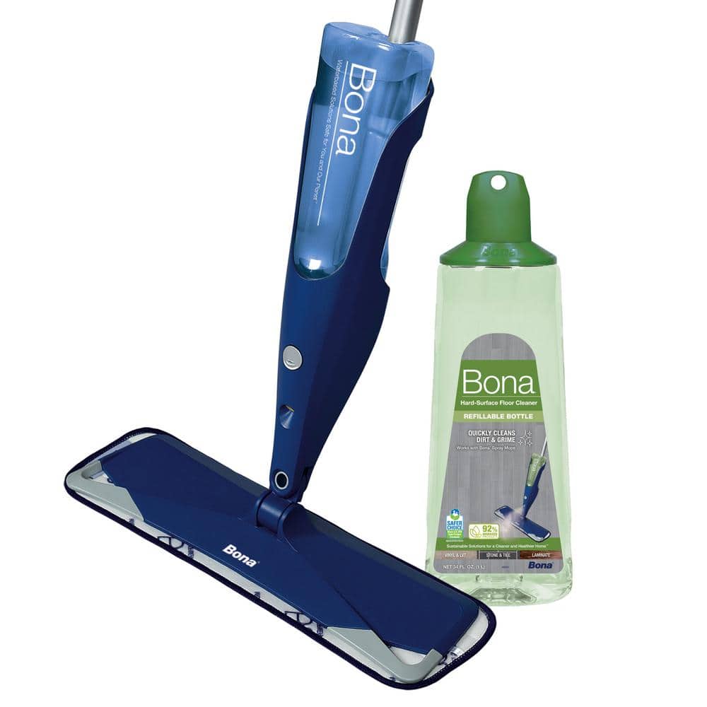 Premium Microfiber Hardwood Floor Spray Mop Plus 34 oz. Hard-Surface Floor 
