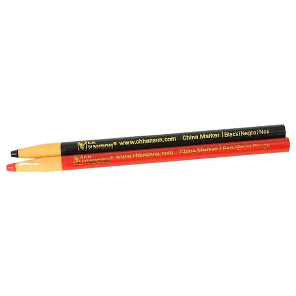 C.H. Hanson China Marker 1 Red and 1 Black (2-Pack)