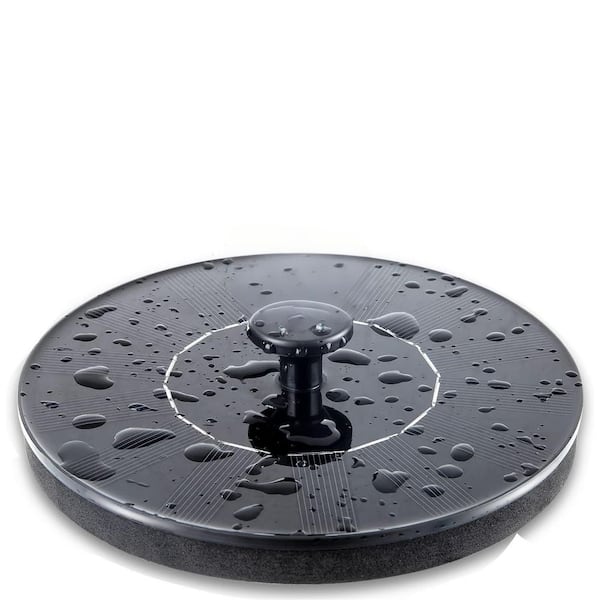 Solar Bird Bath Fountains Pump, Upgrade 1. 4W Solar Fountain with 6-Nozzle, Free Standing Floating Solar Powered