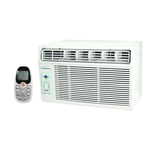 Keystone 12,000 BTU 115-Volt Window-Mounted Air Conditioner with Follow Me LCD Remote Control, ENERGY STAR