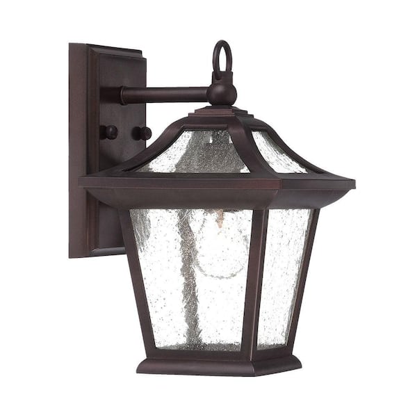 Acclaim Lighting Aiken Collection 1-Light Outdoor Architectural Bronze Wall Lantern Sconce