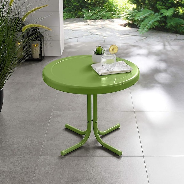 Unbranded Green Metal Outdoor Side Table