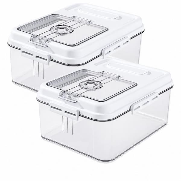 2-Piece Bread Box for Homemade Bread for Kitchen Counter Airtight, Time Recording Bread Storage Container with Lid