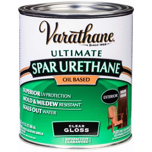 Varathane 1-qt.Clear Gloss 275 VOC Oil-Based Exterior Spar Urethane (2 Pack)