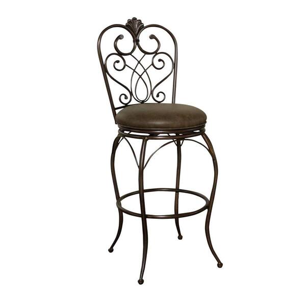 American Heritage Solace 26 in. Counter Stool in Clay