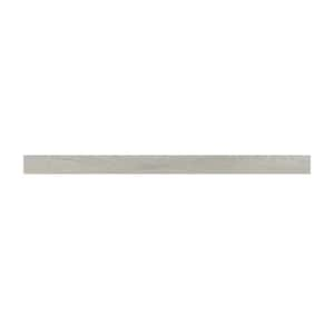 Piedmont Whitmore White 1/4 in. T x 1.77 in. W x 94 in. L Luxury Vinyl T-Mold Molding