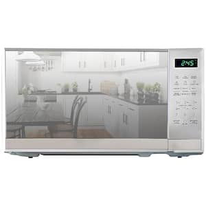 Countertop Microwave Oven, 700W, 0.7 cu. ft.. Digital Touch Controls,Stainless Steel