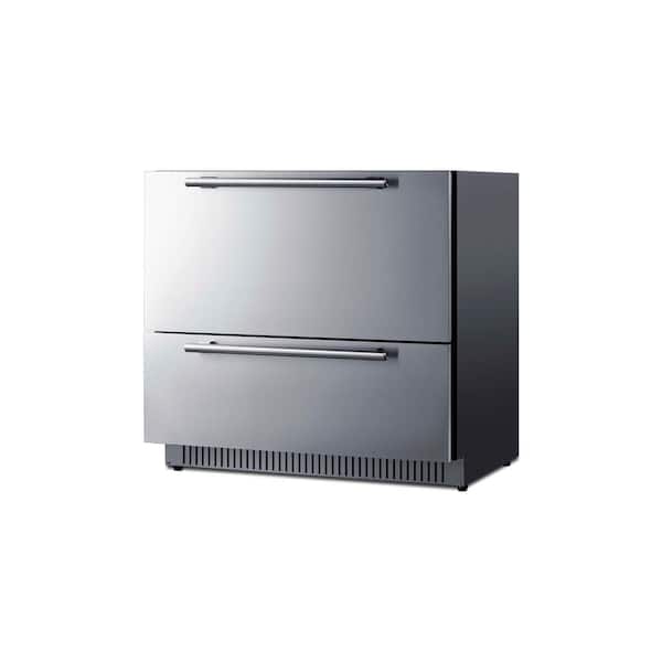 レンジエクステンダーiiij90993j様 Summit Appliance 36 in. 7.15 cu. ft. Outdoor Refrigerator Drawer