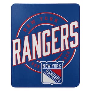 NHL NY Rangers Multi-Color Campaign Fleece Throw Blanket